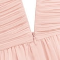 thumbnail image 5 of YONGHS Kids Girls Junior Bridesmaid Chiffon Dress Wedding Pageant Party Maxi Gown 4-16 A Pearl Pink 6, 5 of 5