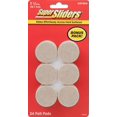 Soft Touch 24pc SelfStick Felt Pads, Oatmeal