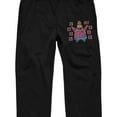 thumbnail image 2 of Spongebob Squarepants Tats On Pat Men's Black Graphic Joggers-Large, 2 of 3