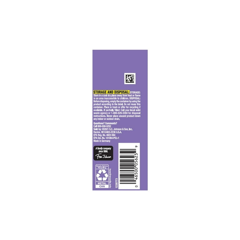 OFF! Travel Size Insect Repellent Aerosol, Bug Spray, 2.5 oz, 8 Hours  Mosquito and Tick Protection - Walmart.com