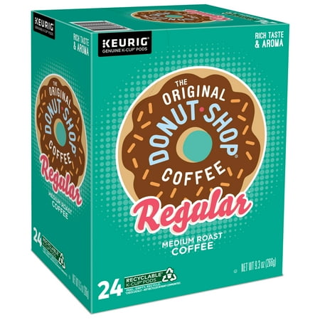 The Original Donut Shop - Regular Keurig Single-Serve K-Cup Pods, Medium Roast Coffee, 24 Count
