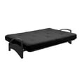 DHP Alessa Black Metal Futon Frame w/ 6" Futon Mattress, Multiple