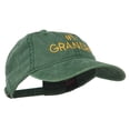 thumbnail image 5 of Number 1 Grandpa Letters Embroidered Washed Cotton Cap - Dark Green OSFM, 5 of 5