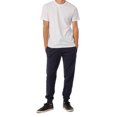thumbnail image 4 of Men‘s Open Bottom Terry Sweatpants  Elastic Drawstring Waistband  Charcoal Grey S,navy(joggers),M, 4 of 4