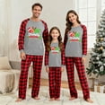 thumbnail image 5 of UQJfacai Christmas Family Matching Pajamas Sets Christmas Pjs Sleepwear Outfits for Christmas Holiday Xmas Party Long Sleeves Onesies, 5 of 5