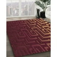 thumbnail image 3 of Ahgly Company Machine Washable Indoor Rectangle Transitional Chestnut Red Area Rugs, 5' x 8', 3 of 7