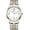 Gold, variant on Easy-to-Read Men’s Quartz Watch Large Numbers Luminous Elastic Strap Stainless Steel Stretch Band Waterproof Watches