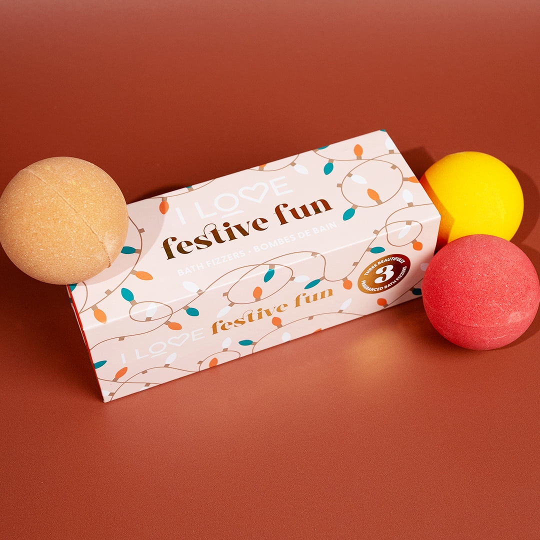 I LOVE® Festive Fun Bath Fizzer Pack