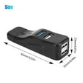 2pcs usb 3 0 splitter 4 ports high speed usb 3 0 data hub super air