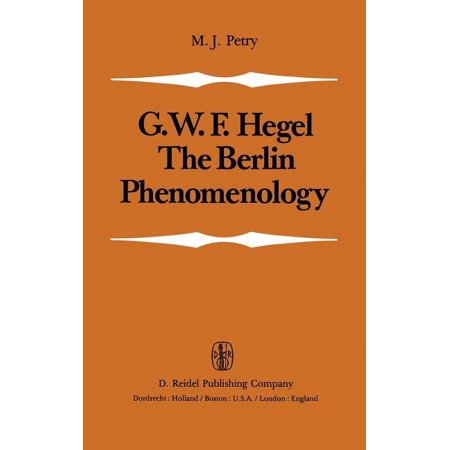 The Berlin Phenomenology: Edited and Translated with an Introduction and Explanatory Notes (Hardcover)