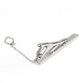 thumbnail image 3 of ZLight Cravate Simple en Métal Inoxydable pour Hommes, Pince à Cravate Argentée, Clip de Serrage, Broche No.11 1ensemble, 3 of 5