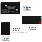 12 VOLT 9 AH SLA BATTERY NB terminal - 10 Pack