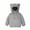 C-Grey327, variant on DHFJKG Hoodies Boys Girls Hoodie Quarter Zip Bear Ears Fuzzy Sweatshirts Winter Warm Flannel Jacket Soft Long Sleeve Outerwear Toddler Kids Casual Solid Color Round Neck Leisure Tops