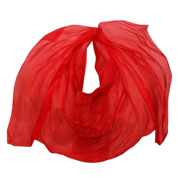 Belly Dance Silk Veil Gradient Shawl Performance Scarf Hand Made Real Silk Hand Thrown Adult Women