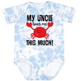 thumbnail image 3 of Inktastic Uncle Loves Me Childs Crab Boys or Girls Baby Bodysuit, 3 of 5