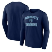 Men's Navy Minnesota Timberwolves Victory Arch Team Long Sleeve T-Shirt