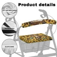 thumbnail image 5 of COEQINE Sunflower Horse Rollator Seat Walker Seat and Backrest Cover 2 Piece Rollator Seat Cushion Back Bar Cover Set for Men Adjustable Rollator Seat Cover Set, 5 of 7
