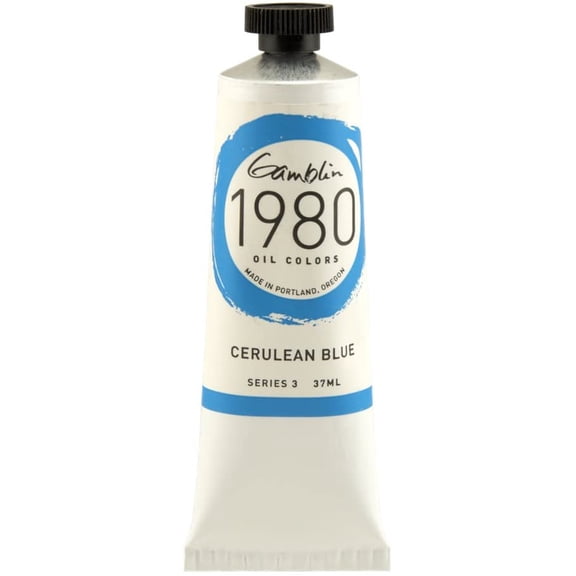 Gamblin 1980 Oils - Cerulean Blue, 150 ml tube