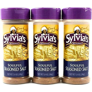 Sylvias Restaurant Soulful Seasoned Salt Seasoning, 7 Ounce -- 12