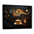 thumbnail image 2 of Designart "Food Coffee Tea Painting V" Food & Beverage Floater Framed Canvas Art Print, 2 of 7