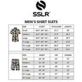 thumbnail image 7 of SSLR Men Hawaiian Shirt + Shorts Suits Casual Short Sleeve Button Down Beach Shirt Sets, 7 of 7