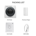 thumbnail image 2 of Riwcyla Pocket Printer Printer Portable Thermal Printer 300dpi for Photo Picture Receipt Memo Note Label Sticker Compatible with Android iOS Windows, 2 of 6