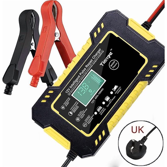 Car Battery Charger 12v 6a Intelligent Fast Charging Pulse Repair Type Full Auto-stop Dual-mode Lead Acid For Motorcycle/car