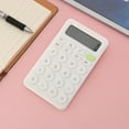 thumbnail image 3 of Calculadora Papelería escolar Sunnimix Portátil multicolor Con batería de botón Calculadora electrónica BLANCO, 3 of 7