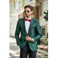 thumbnail image 2 of COOFANDY Men's Floral Dinner Jacket Blazer Stylish Jacquard Suit Jacket Party Wedding Prom Tuxedo Dress Jacket, 2 of 10