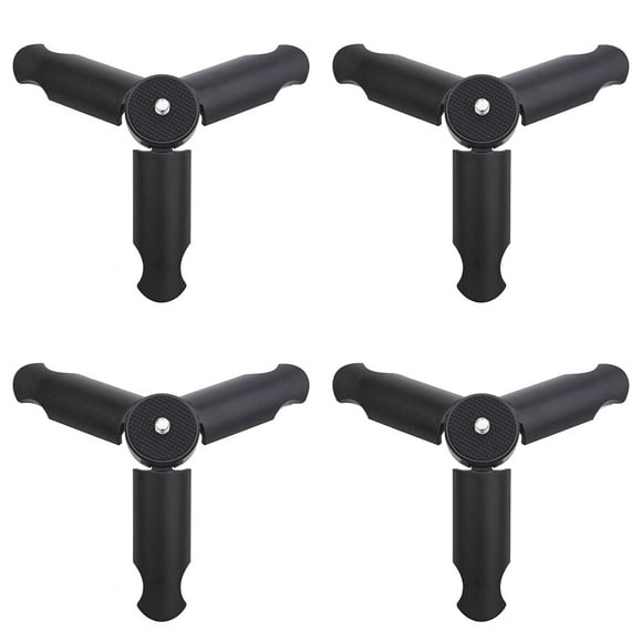 Miangastore 4 Pcs Trépied de Téléphone Pliant Trépied de Table ABS avec Design Pliable pour Photographie