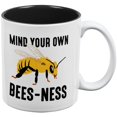 thumbnail image 1 of Honey Bee Mind Your Own Bees-ness Business All Over Coffee Mug, 1 of 1