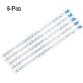 thumbnail image 2 of Unique Bargains Flexible Flat Cable, 10 Pins 0.5mm Pitch 150mm FPC FFC Ribbon Cable 5 Pack(B Type), 2 of 4