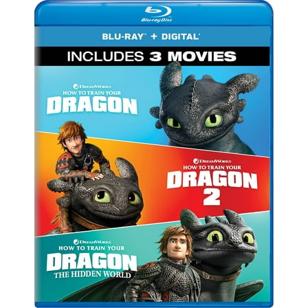 How to Train Your Dragon: 3-Movie Collection (Blu-Ray   Digital Copy)