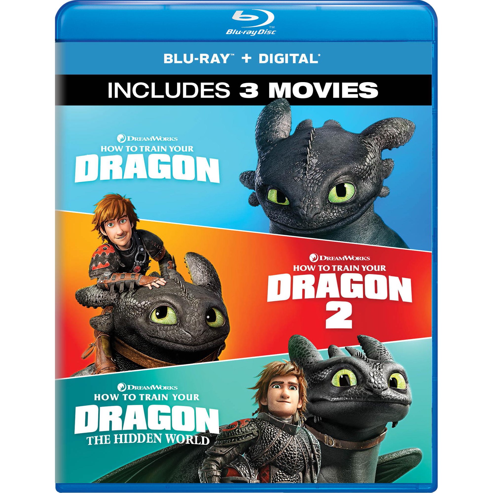 How to Train Your Dragon: 3-Movie Collection (Blu-Ray + Digital Copy)