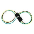 thumbnail image 1 of LOVIVER 4-Pin Plug Trailer Light Wiring Harness Extension Flat 24'' Wire Connector, 1 of 7