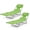 Green, variant on ELLEGNT 1 PCS 5‑Position Adjustable Backrest Folding Lounge Chair - Patio Tanning Chair for Beach or Garden, Yellow
