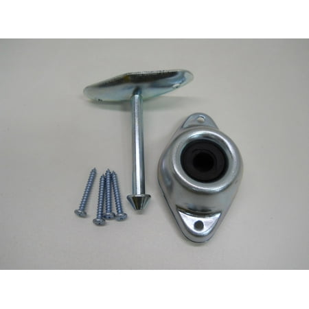 - RV Camper Trailer Door Stop Holder Latch / Metal Plunger Kit / 3