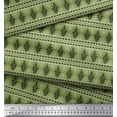 thumbnail image 3 of Soimoi Cotton Voile Fabric Diamond & Paisley Block Print Sewing Fabric Yard 56 Inch Wide, 3 of 3