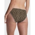 thumbnail image 3 of No Boundaries Cotton Stretch Cheeky Panties with Lettuce Edge, 3 Pack, Women's XS-XXXL, 3 of 11