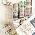 thumbnail image 6 of YUBX Flowers Washi Tape Pack 60 Rolls Floral Arts Decorative Tapes - Spring, 6 of 9