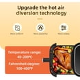 thumbnail image 6 of Air Fryer 6L Capacity, 12 in 1 Digital Touch Control with LED Display for Healthy Oil-Free Cooking, 6 of 8