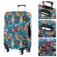 thumbnail image 5 of Basset Hound Dog and Flower-1 Luggage Cover Fashion Suitcase Cover Baggage Covers Fit 25-28 Inch Luggage (Go Travel), 5 of 5