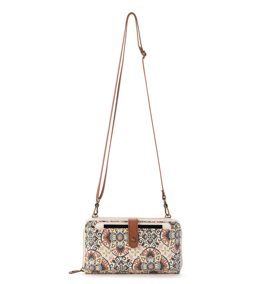Sakroots Women's Artist Circle Crossbody Phone Bag – Patterned Wristlet With Adjustable Strap