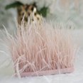 thumbnail image 2 of BalsaCircle 39" Dusty Rose Natural Ostrich Feathers Trim Satin Ribbon Wedding, 2 of 5