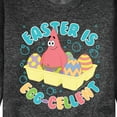 thumbnail image 3 of SpongeBob Squarepants - Easter Is Egg - Men's Crew Neck Fleece Pullover, 3 of 7