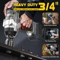 thumbnail image 2 of Llave de impacto inalámbrica DIYToolifz 3/4 20V 2500N.m de alto torque, 2 of 8