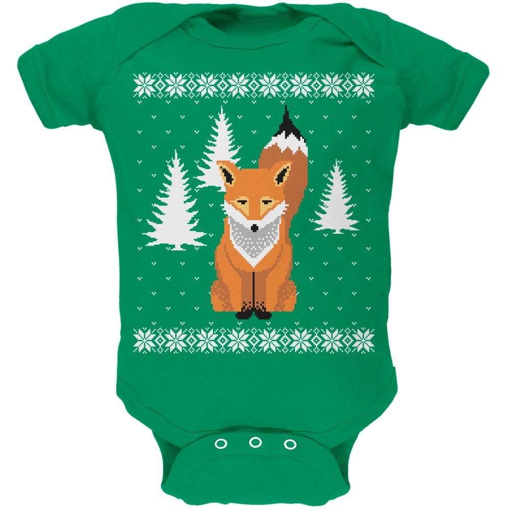 fox christmas sweater