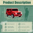 thumbnail image 3 of Track Seven 24V Ride on Car, Licensed Mercedes-Benz G500 Electric Car with Remote Control, USB, Bluetooth, LED Lights, Ride on Truck for Boys Girls Age 3+, Red, 3 of 8
