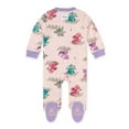 thumbnail image 2 of Burt's Bees Baby Organic Cotton Baby Girl One Piece Sleep 'N Play, Sizes Newborn-6/9 Months, 2 of 2