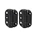 thumbnail image 3 of Safetech Hardware TopKlik Self Closing Gate Hinges | Self-Aligning Heavy Duty Spring Hinges | Adjustable Tension | Pool Safety Hinges | Any Square Post, Aluminum Gates | Swing Close 90bs SHG-90L Black, 3 of 4